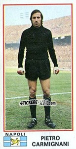 Sticker Pietro Carmignani - Calciatori 1974-1975 - Panini