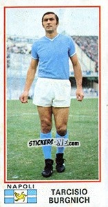 Sticker Tarcisio Burgnich - Calciatori 1974-1975 - Panini