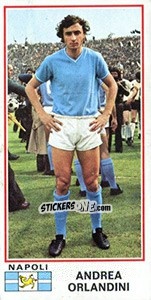 Sticker Andrea Orlandini - Calciatori 1974-1975 - Panini