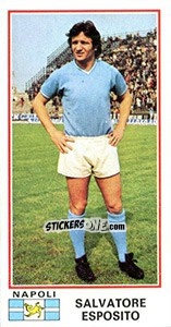 Cromo Salvatore Esposito - Calciatori 1974-1975 - Panini