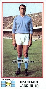 Sticker Spartaco Landini - Calciatori 1974-1975 - Panini