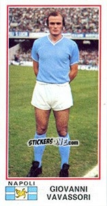 Cromo Giovanni Vavassori - Calciatori 1974-1975 - Panini