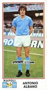 Figurina Antonio Albano - Calciatori 1974-1975 - Panini