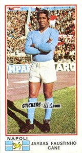 Sticker Jarbas Faustinho Canè - Calciatori 1974-1975 - Panini