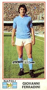 Sticker Giovanni Ferradini - Calciatori 1974-1975 n. 377 - Panini