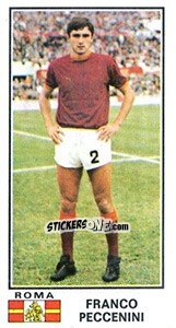 Sticker Franco Peccenini - Calciatori 1974-1975 - Panini