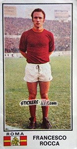 Figurina Francesco Rocca - Calciatori 1974-1975 - Panini