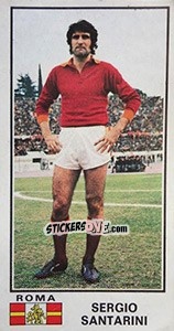 Cromo Sergio Santarini - Calciatori 1974-1975 - Panini