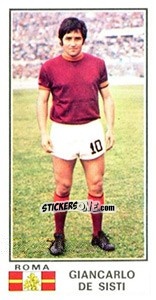 Cromo Giancarlo De Sisti - Calciatori 1974-1975 - Panini