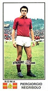 Figurina Piergiorgio Negrisolo - Calciatori 1974-1975 - Panini