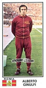 Sticker Alberto Ginulfi - Calciatori 1974-1975 n. 413 - Panini