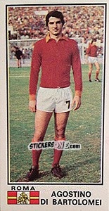 Sticker Agostino Di Bartolomei - Calciatori 1974-1975 n. 416 - Panini