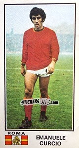 Sticker Emanuele Curcio - Calciatori 1974-1975 n. 418 - Panini