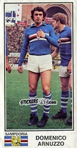 Sticker Domenico Arnuzzo - Calciatori 1974-1975 - Panini