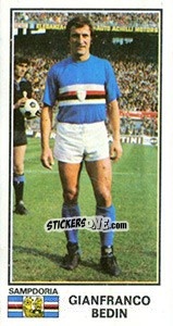 Sticker Gianfranco Bedin - Calciatori 1974-1975 - Panini