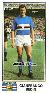 Sticker Gianfranco Bedin - Calciatori 1974-1975 n. 426 - Panini