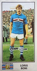 Sticker Loris Boni - Calciatori 1974-1975 - Panini