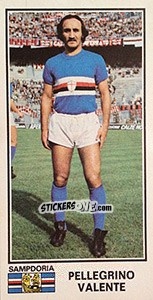 Sticker Pellegrino Valente - Calciatori 1974-1975 n. 429 - Panini