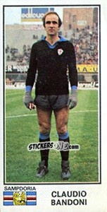 Cromo Claudio Bandoni - Calciatori 1974-1975 - Panini