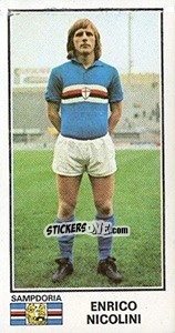Figurina Enrico Nicolini - Calciatori 1974-1975 n. 434 - Panini