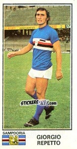 Sticker Giorgio Repetto - Calciatori 1974-1975 - Panini