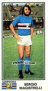 Sticker Sergio Magistrelli - Calciatori 1974-1975 - Panini