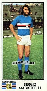 Sticker Sergio Magistrelli - Calciatori 1974-1975 n. 437 - Panini