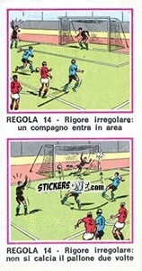 Sticker Regola 14 - Calciatori 1974-1975 n. 460 - Panini