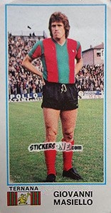 Sticker Giovanni Masiello - Calciatori 1974-1975 n. 463 - Panini