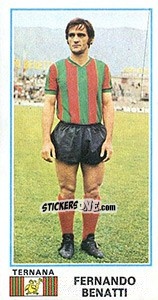 Sticker Fernando Benatti - Calciatori 1974-1975 - Panini