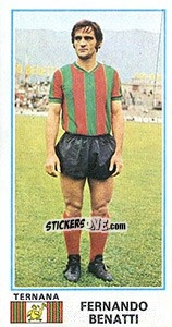 Sticker Fernando Benatti - Calciatori 1974-1975 n. 465 - Panini