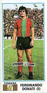 Sticker Ferdinando Donati - Calciatori 1974-1975 n. 470 - Panini