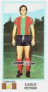 Figurina Carlo Petrini - Calciatori 1974-1975 - Panini