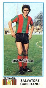 Figurina Salvatore Garritano - Calciatori 1974-1975 - Panini