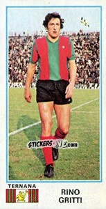 Cromo Rino Gritti - Calciatori 1974-1975 - Panini