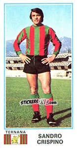 Cromo Sandro Crispino - Calciatori 1974-1975 - Panini