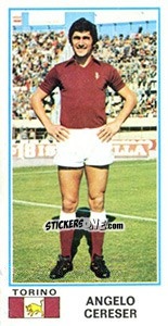 Cromo Angelo Cereser - Calciatori 1974-1975 - Panini