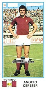 Sticker Angelo Cereser - Calciatori 1974-1975 n. 484 - Panini