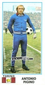 Sticker Antonio Pigino - Calciatori 1974-1975 - Panini
