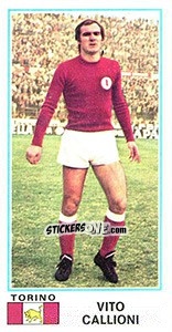 Figurina Vito Callioni - Calciatori 1974-1975 - Panini