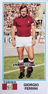 Cromo Giorgio Ferrini - Calciatori 1974-1975 - Panini