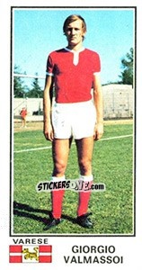 Sticker Giorgio Valmassoi - Calciatori 1974-1975 n. 523 - Panini