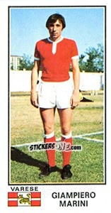 Sticker Giampiero Marini - Calciatori 1974-1975 n. 528 - Panini