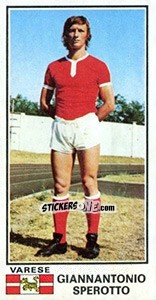 Sticker Giannantonio Sperotto - Calciatori 1974-1975 - Panini