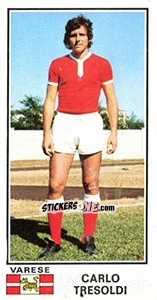 Sticker Carlo Tresoldi - Calciatori 1974-1975 - Panini
