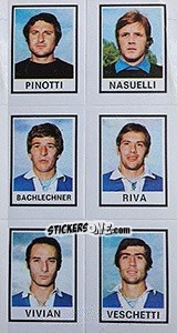 Sticker Pinotti / Nasuelli / Bachlechner / Riva / Vivian / Veschetti