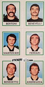 Figurina Bertoni / Benevelli / Mantovani / Ferrari / Benedetto / Andreuzza