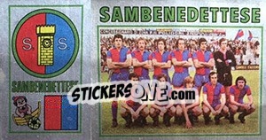 Cromo Scudetto / Squadra - Calciatori 1974-1975 - Panini