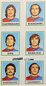 Figurina Castronaro / Bianchini / Ripa / Basilico / Simonato / Chimenti