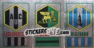 Sticker Scudetto Udinese / Venezia / Vigevano